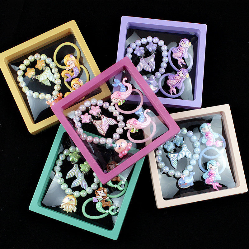 Girls' Pendant Cartoon Accessories Beaded Jewelry Bracelet