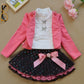 Ruffle Tracksuit kids clothes sets for Hooded Children
