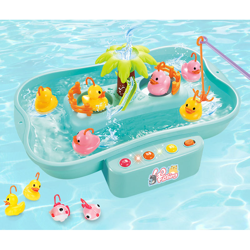 Rotating Fish Fishing Toy Kids