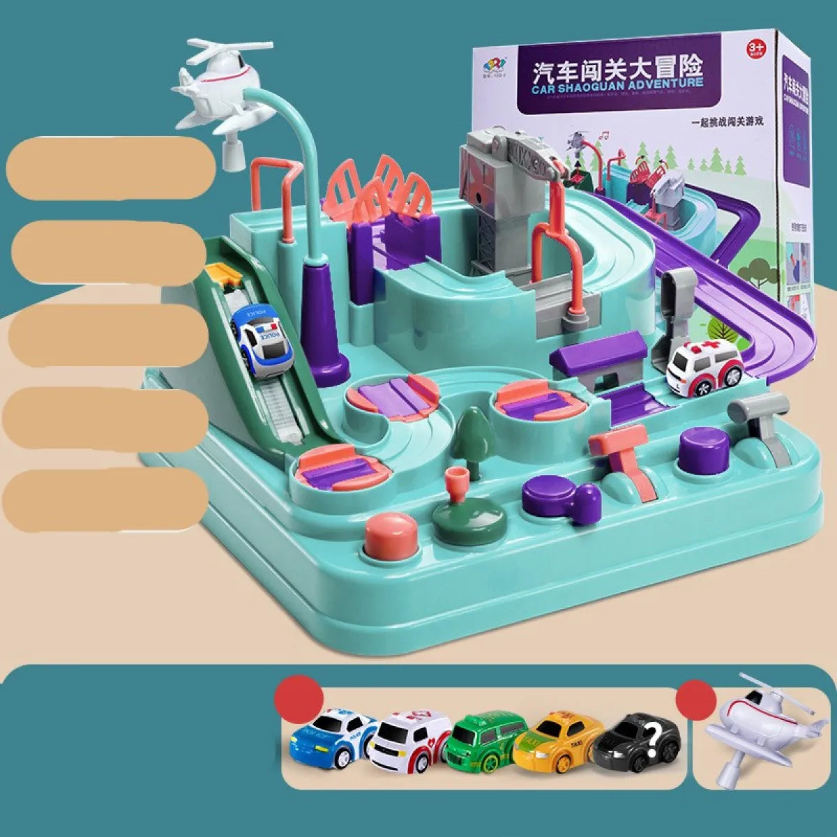 Parking Lot Car Track Toy