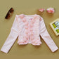 Ruffle Tracksuit kids clothes sets for Hooded Children