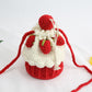 Hand Knitted Bags In Shape Of A Cake Crossbody Wool Coin Pocket